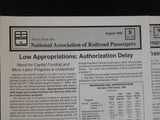 News from the National Association of Railroad Passengers 1995 COMPLETE YEAR Lot