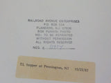 Photo Erie Lackawanna Hopper #33992 Pennington NJ 1982 8 X 10 B&W
