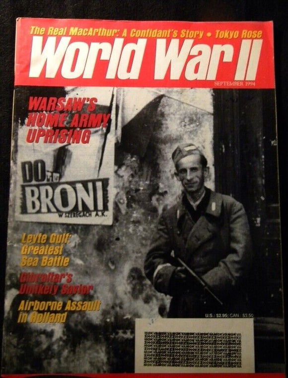 World War II 1994 September The real MacArthur Toyko Rose Warsaw's home army upr