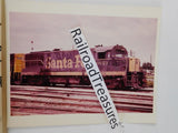 Photo Santa Fe Locomotive #6613 8 X 10 Color Temple TX 1973