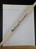Fitchburg Boston & Maine Renumbering Blanks B&M Approx 71 sheets