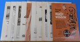 Ads Santa Fe Railway Lot #10 Advertisements from various magazines (10)