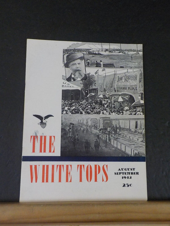 White Tops Circus Magazine 1942 August September Father Ed Circus Priest Beloved