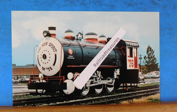 Postcard Beaunit Corporation locomotive New Spirit of ‘76