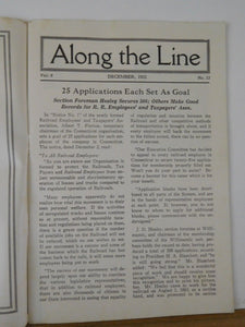 Along the Line 1932 December  New York New Haven & Hartford Employee Magazine