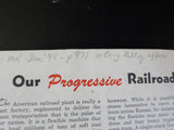 Kellogg's Fun With Trains 1948 Approx 32 pages Prepared by the Editors of Trains