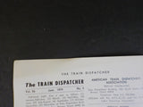 Train Dispatcher 1974 June Track Car Operator in Sierra Nevada Staining on Cover