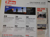 Trains Magazine 2016 December Philly commuter struggles Conrail Freight on 4% gr