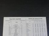 Burlington Public Timetable 1970 January 18 Burlington Route