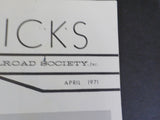 Wheel Clicks 1971 April Pacific Railroad Society A Canadian Rendezvous