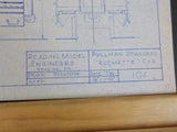 Blueprint Reading Pullman Standard Roomette Car Blueprint #104