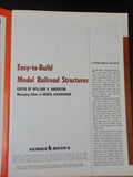 Easy to Build Model Railroad Structures By Willard Anderson Soft Cover 1958 96 p