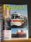 Railfan & Railroad Magazine Bound Volume 10 January - December 1991 Green