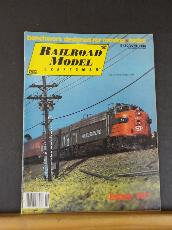 Railroad Model Craftsman Magazine 1980 June RMC INDEX  Benchwork designed for mo