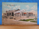 Postcard New Union Station Kansas City MO