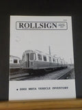 Rollsign Magazine of New England Transit News 2003 January February MBTA vehicle