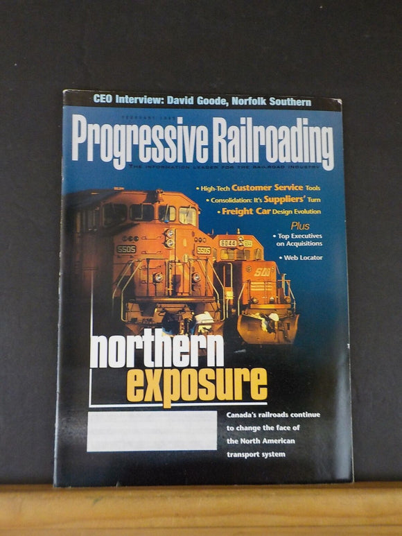 Progressive Railroading 1999 February Northern exposure