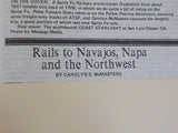 Train Rider Magazine #6 November December 1986 The Capitol Limited to Washington