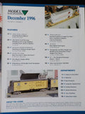 Model Railroading 1996 December Double track snowplow A&S SW1500s NS Freight Car