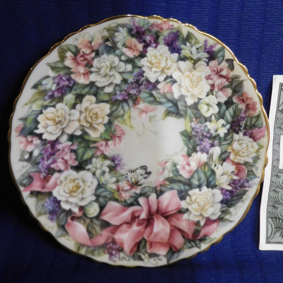 Plate Floral Greetings from Lena Liu Circle of Inspiration p0515