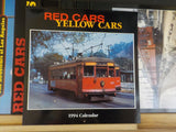 Calendar Lot 18 Streetcars of LA S. CA  Red cars Yellow Cars 1985-2004