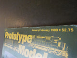 Prototype Modeler 1989 January February #39 Maine Central GO38s Mississippi Cent