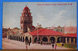 Postcard Santa Fe Mission Depot Albuquerque New Mexico UNDATED