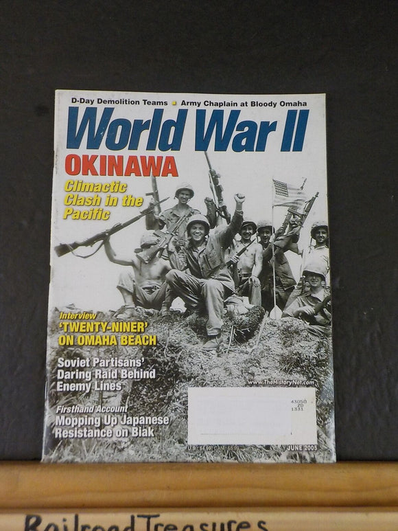 World War II 2005 June Magazine Okinawa Twenty-niner on Omaha Beach