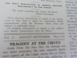 White Tops Circus Magazine 1942 August September Father Ed Circus Priest Beloved