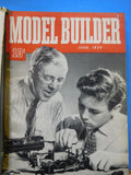 Model Builder Suckert Style Binding Volume 3 1939 6 issues