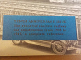 Trolley Sparks #80 July - September 1948 CERA Statistics 1906 -1928
