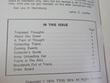 TTOS Bulletin Vol 9 #7 1974 July Toy Train Operating Society