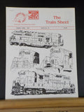 Feather River Rail Society The Train Sheet 1987 Lot of 6 #23-28  Western Pacific