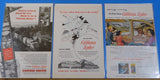 Ads Western Pacific RR California Zephyr #7 Advertisements from various magazine