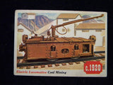 TCG Trading Card 28 Electric Locomotive Coal Mining Type Railroad Train