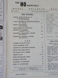 HO Monthly 1950 June Perfect ballasting Open end cars Box car