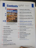 Model Railroader Magazine 2007 December Rod Stewart builds this city Signals Sig