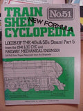 Train Shed Cyclopedia #51 Steam locomotives 1940s - 1950s
