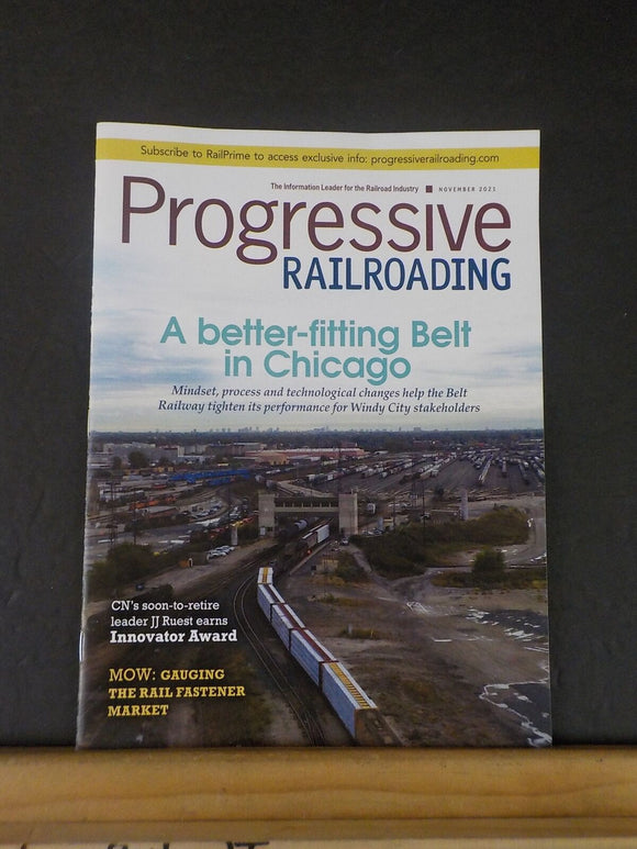 Progressive Railroading 2021 November Better fitting Belt in Chicago