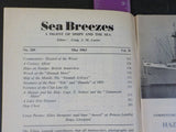 Sea Breezes Magazine #209 Vol 35 1963 May A Century Afloat Ships on Stamps: Brit