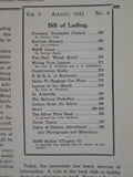 Model Railroader Magazine 1942 August Realistic scenery Precision turntable cont