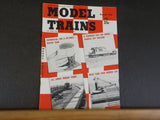 Model Trains 1956 November Freight yards you can build Derrick Car Concrete load