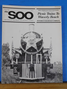 The SOO 1987 July Picnic trains to Waverly Beach Penokee Railroad Co