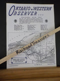 O&W Observer 1988 Jan -March V23#1-3   1941 April V1 #1 Ontario & Western