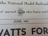NMRA Bulletin 1941 June Ohms and Watts for AMateurs