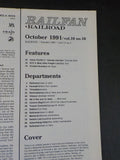 Railfan & Railroad Magazine 1991 October Maryville Subdivision UP Kansas Corrido