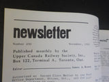 Upper Canada Railway Society Newsletter #250 November 1966 CP Doubleheader