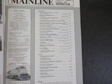 Mainline Modeler 1989 February C&NW Piggyback service Flat car detailing UP Rexb