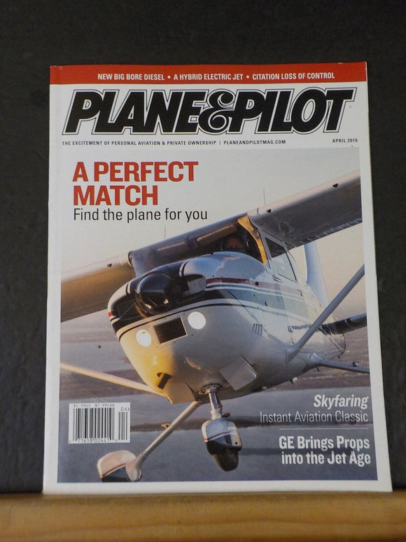 Plane & Pilot Magazine 2016 April A perfect match find the plane for you
