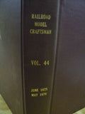 Railroad Model Craftsman Magazine Bound Volume 44 June 1975 - May 1976